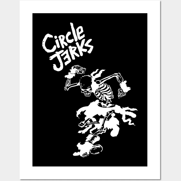 Skull Jerks Wall Art by HaluyArts